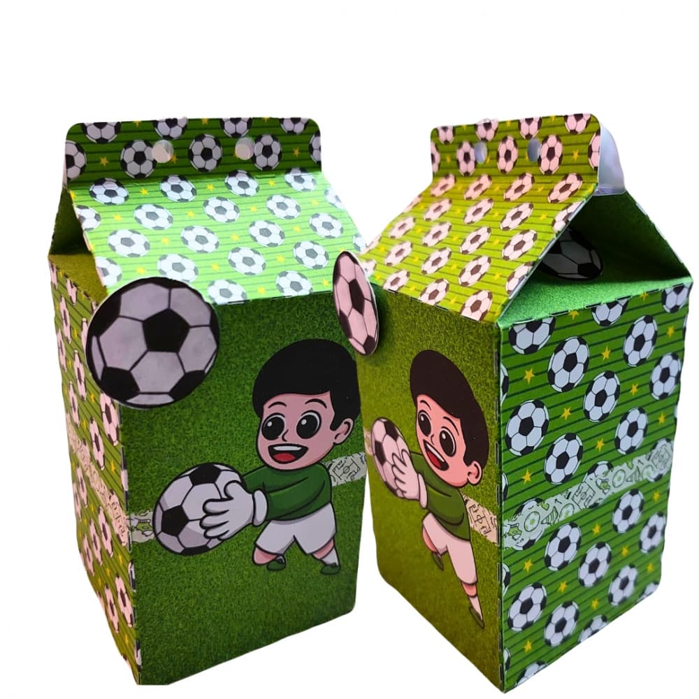 Caixa Milk Futebol Verde (10 unidades) - Goleada de Alegria!