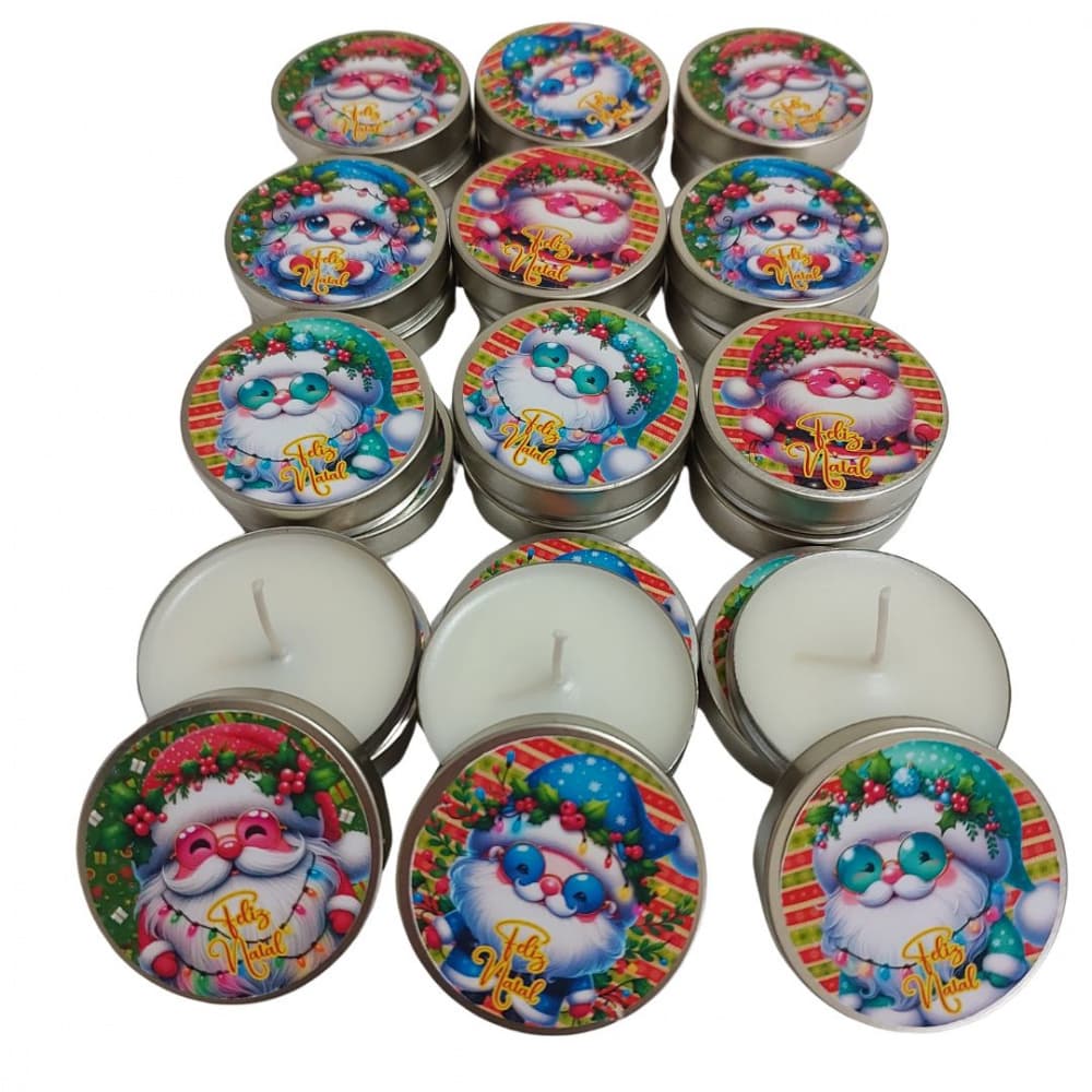 Kit 12 Velas Natalinas Aromáticas - Ilumine seu Natal com Aroma e Magia!