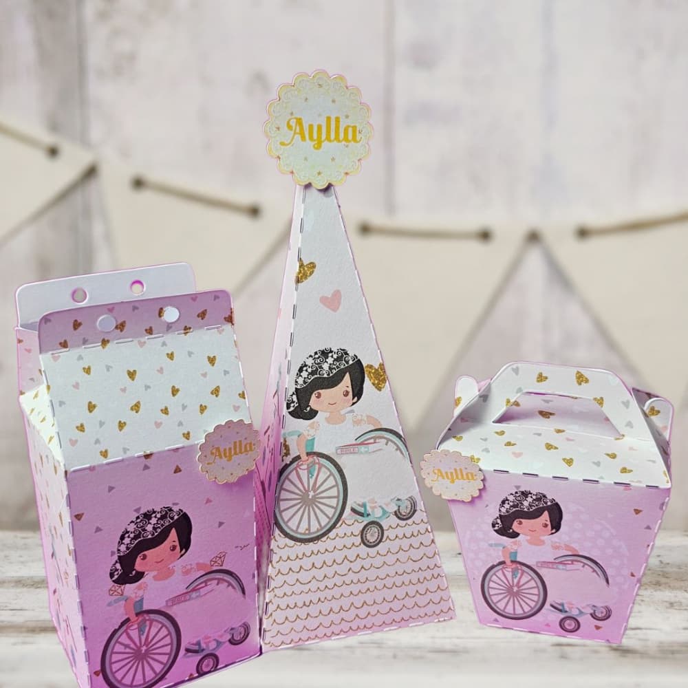 Kit Completo com 15 Caixas Personalizadas para Primeira Comunhão