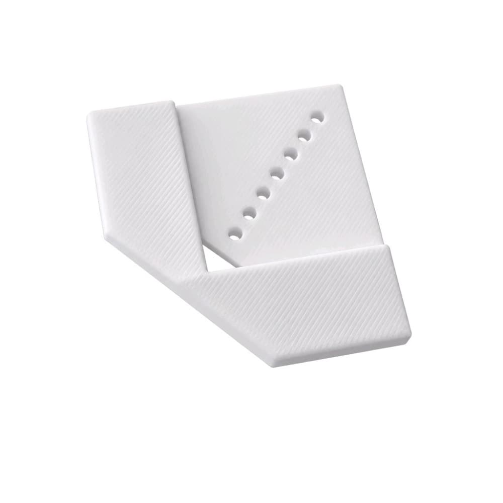 Gabarito Esquadro Fio de Cabelo com Guia de Furação para Elástico Linha Classic